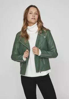 Куртка из искусственной кожи Vicara VILA, цвет pineneedle