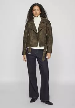 Куртка из искусственной кожи VILINE BIKER JACKET VILA, коричневый