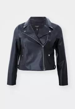 Куртка из искусственной кожи VMCRILEYMIE SHORT COATED JACKET Vero Moda Curve, черный