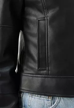 Куртка из искусственной кожи VMDIXIEMARIA SHORT COATED JACKET Vero Moda Tall, черный