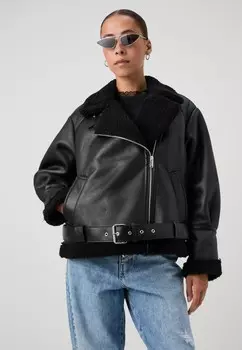 Куртка из искусственной кожи VMJOANNA COATED JACKET Vero Moda Petite, черный