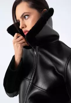Куртка из искусственной кожи WITTCHEN, черный