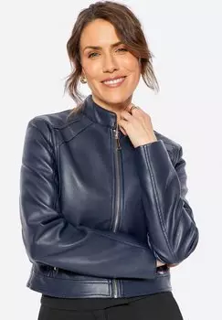 Куртка из искусственной кожи WITTCHEN, темно-синий