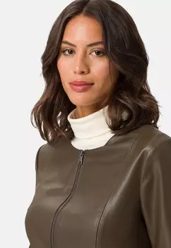 Куртка из искусственной кожи zero, оливковый