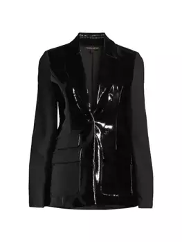 Куртка из искусственной лакированной кожи Dart Capsule 121, черный