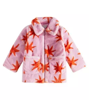 Куртка из искусственной овчины Stella Mccartney, розовый