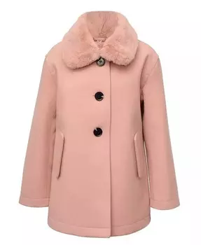 Куртка из искусственной шерсти для малышей и маленьких девочек Michael Kors, черный