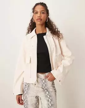 Куртка из искусственной замши blair цвета морской соли Free People