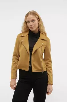 Куртка из искусственной замши Vero Moda, коричневый