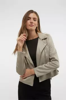 Куртка из искусственной замши Vero Moda, серый