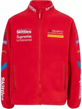 Куртка из коллаборации с Skittles x Polartec Supreme, красный