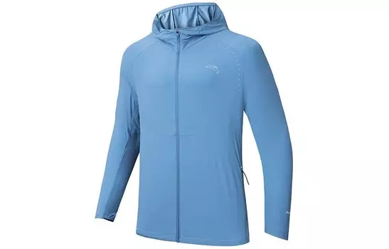 Куртка из коллекции Running, мужская, утренняя, светло-синяя Anta, голубой