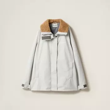 Куртка из кордуры Miu Miu, белый