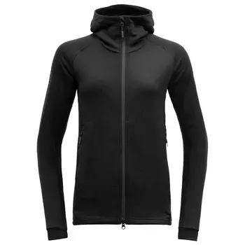 Куртка из мериноса Devold Women's Nibba Merino Hood, цвет Caviar