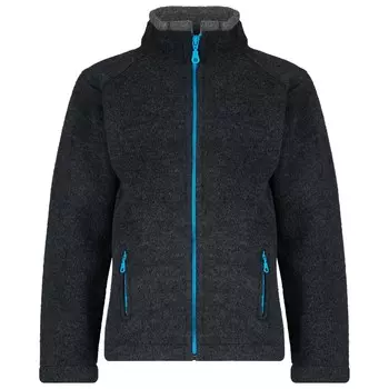 Куртка из мериноса Reiff Kid's Wollfleecejacke Colori, цвет Anthracite/Turquoise