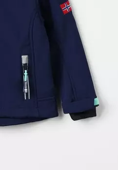 Куртка из мягкой ткани GIRLS TROLLFJORD TROLLKIDS, темно-синий