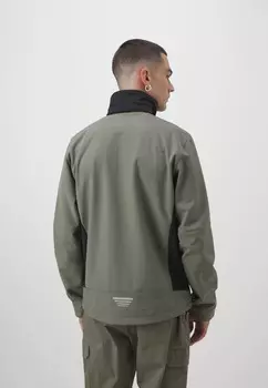 Куртка из мягкой ткани MAN JACKET ZIP HOOD CMP, оливковый