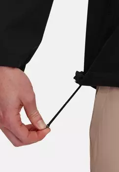 Куртка из мягкой ткани OUTDOOR SO HOODED Mammut, черный