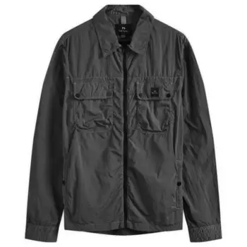 Куртка из нейлона с застежкой-молнией спереди Paul Smith, черный