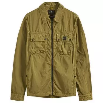 Куртка из нейлона с застежкой-молнией спереди Paul Smith, зеленый