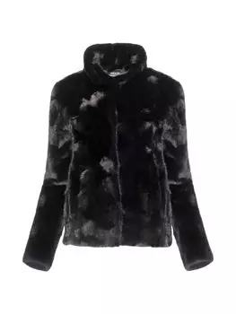 Куртка из овчины Made For Generations с распущенными волосами Wolfie Furs, черный