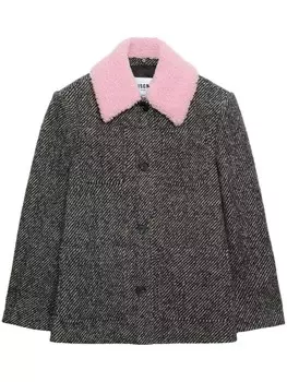 Куртка из овчины MSGM, серый