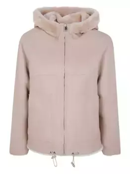 Куртка из овчины с капюшоном Blancha, нейтральный