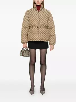 Куртка из парусины Gucci GG, серый
