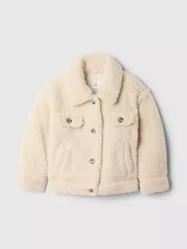 Куртка из шерпы Gap, бежевый