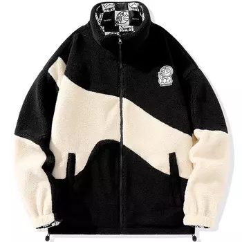 Куртка из шерпы осенне-зимнего сезона унисекс Doraemon, Caramel