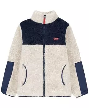 Куртка из шерпы с цветными блоками Big Boys Levi's, мультиколор