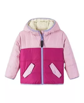 Куртка из шерпы с цветными блоками для девочек Andy & Evan – Little Kid, розовый