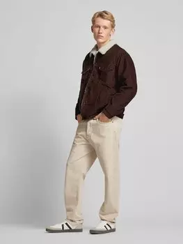 Куртка из шерпы с нагрудными карманами с клапанами Levi's, бордовый