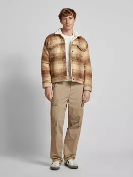 Куртка из шерпы с воротником Кент, модель «PLAID» Levi's, бежевый