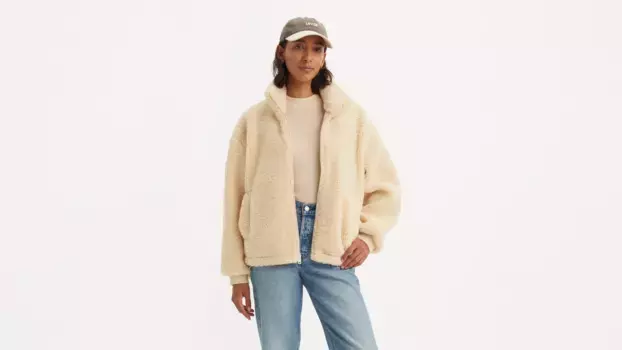 Куртка из шерпы тедди Levi's, коричневый