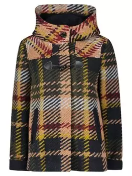 Куртка из шерсти AMBER & JUNE miKapuze, цвет dark blue/green