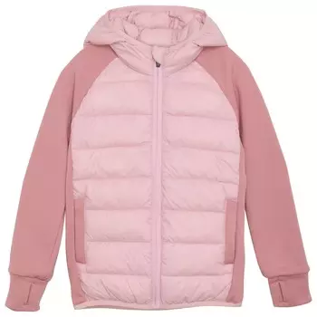 Куртка из синтетического волокна Color Kids Kid's Hybrid Fleece with Hood, цвет Bleached Mauve