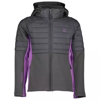Куртка из синтетического волокна Didriksons Kid's Nejlika Full Zip, цвет Coal Black