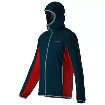 Куртка из синтетического волокна La Sportiva Aequilibrium Insulation Hoody, цвет Storm Blue/Poppy