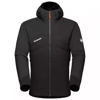 Куртка из синтетического волокна Mammut Rime Light Insulated Flex Hooded, цвет Black/Phantom
