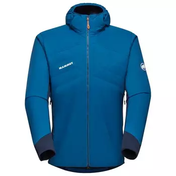 Куртка из синтетического волокна Mammut Rime Light Insulated Flex Hooded, цвет Deep Ice/Marine
