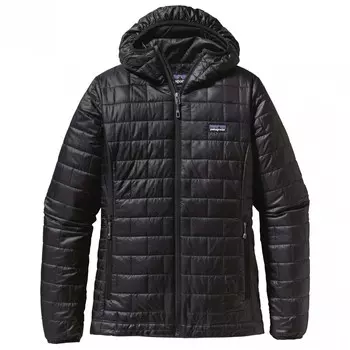 Куртка из синтетического волокна Patagonia Women's Nano Puff Hoody, черный