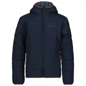 Куртка из синтетического волокна Stoic Kid's MountainWool StorboSt Padded Hoody, цвет Dark Navy/Wild Berry
