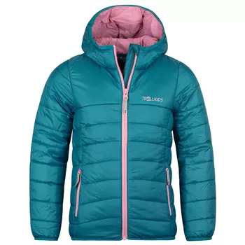 Куртка из синтетического волокна Trollkids Girl's Eikefjord, цвет Teal/Mauve
