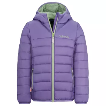 Куртка из синтетического волокна Trollkids Girl's Eikefjord, цвет Lilac/Pistachio Green