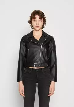 Куртка из синтетической кожи JDY JDYVIRI BIKER, черный