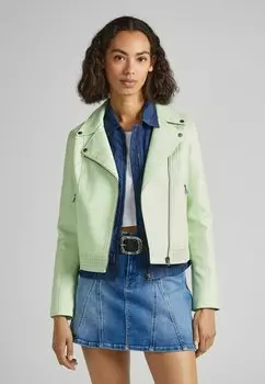 Куртка из синтетической кожи Pepe Jeans MASIE, отбеливающий зеленый