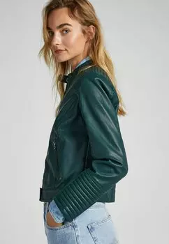 Куртка из синтетической кожи Pepe Jeans НИКОЛЬ, зеленый