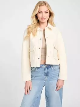 Куртка из смеси шерсти «Эсмеральда» Guess Factory, цвет vanilla blush