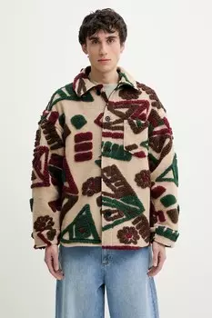 Куртка из смеси шерсти QUEBEC Desigual, бежевый